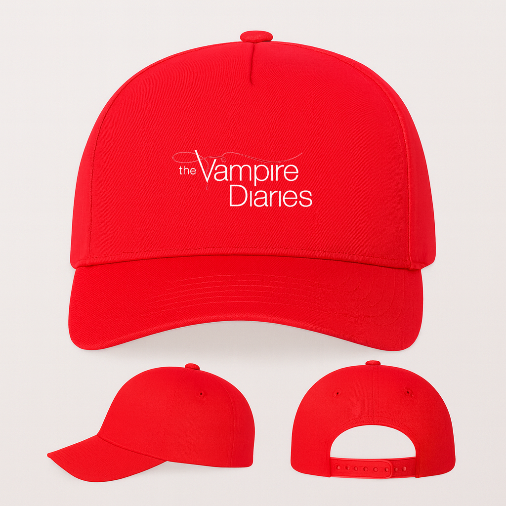 The Vampire Diaries Series Five Panel Twill Snapback Cap