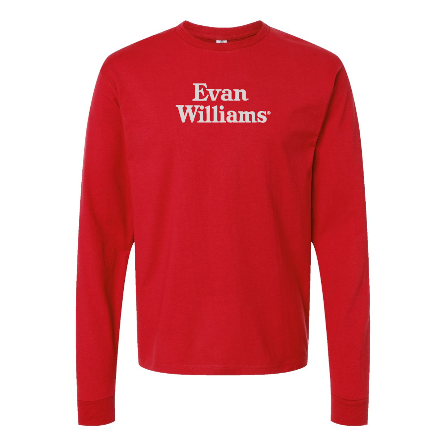 Youth Evan Williams Logo Cotton Long Sleeve T-Shirt