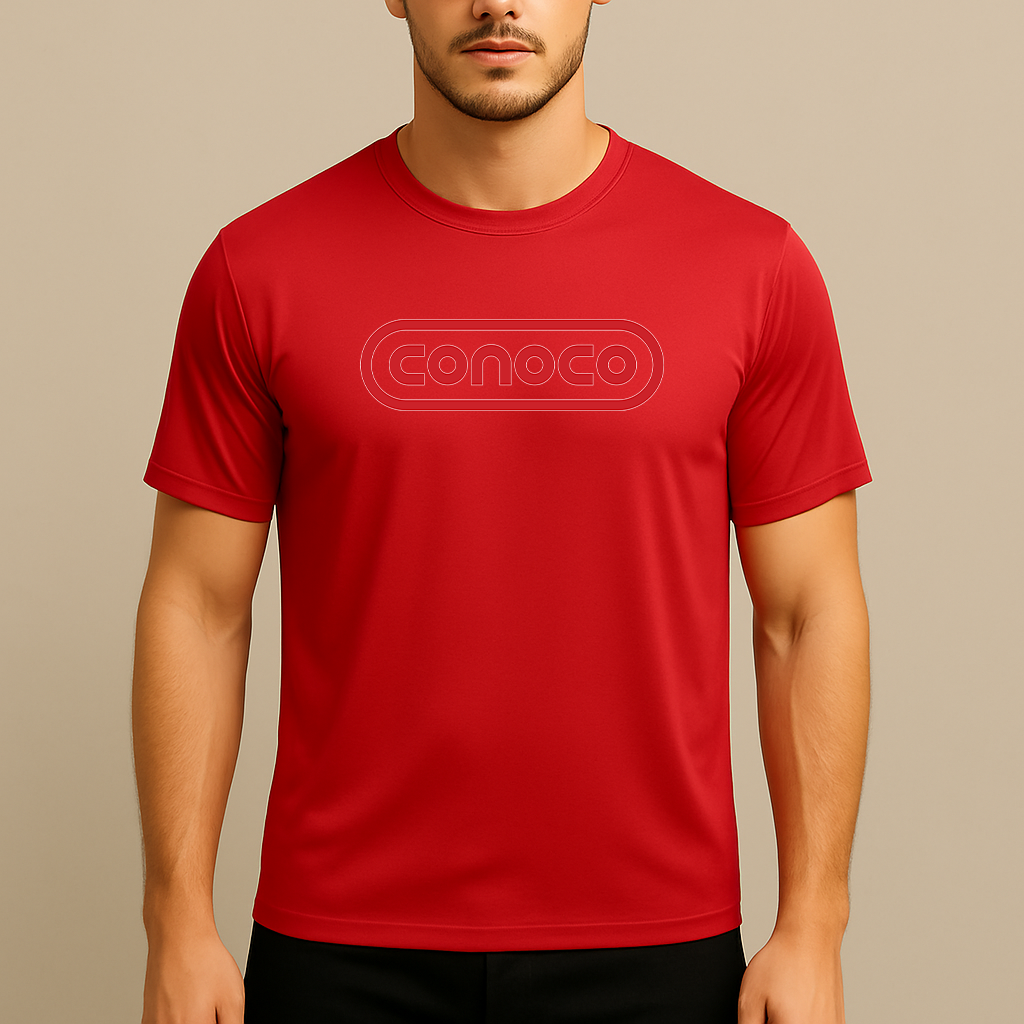 Men's Conoco Gas Station Polyester T-Shirt