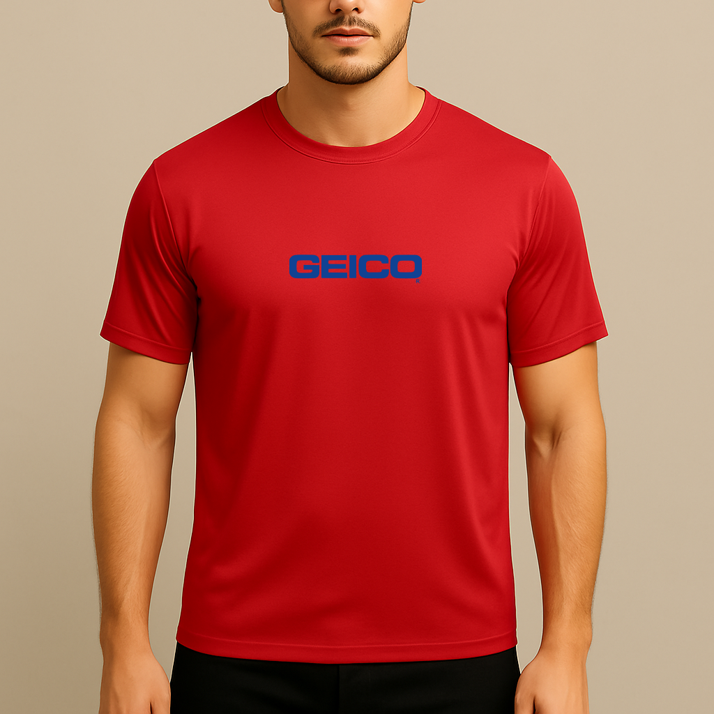 Men's Geico Logo Polyester T-Shirt