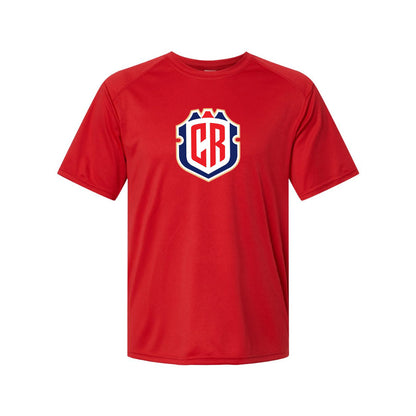 Youth Kids Costa Rica National Soccer Team Performance T-Shirt