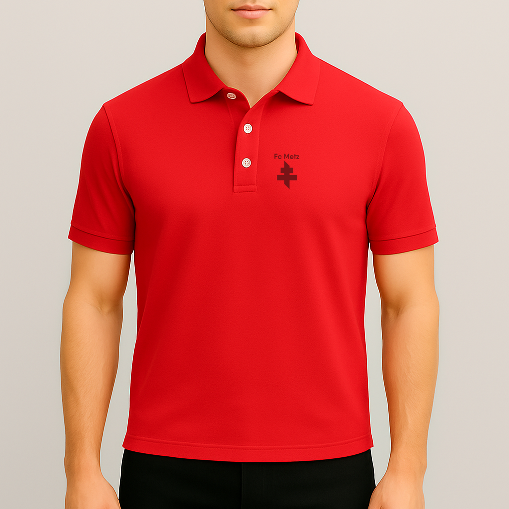 Men's FC Metz Soccer Logo Dry Blend Polo