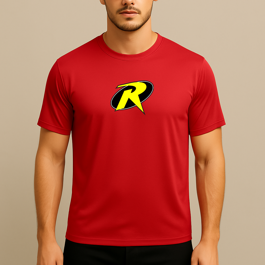 Men's Robin DC Comics Superhero Polyester T-Shirt
