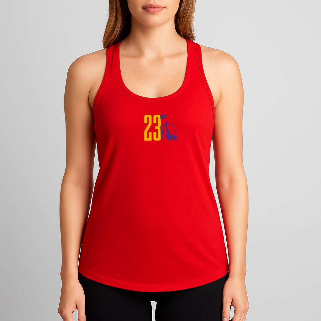 Women's Lebron James 23 Sports Racerback Tank Top