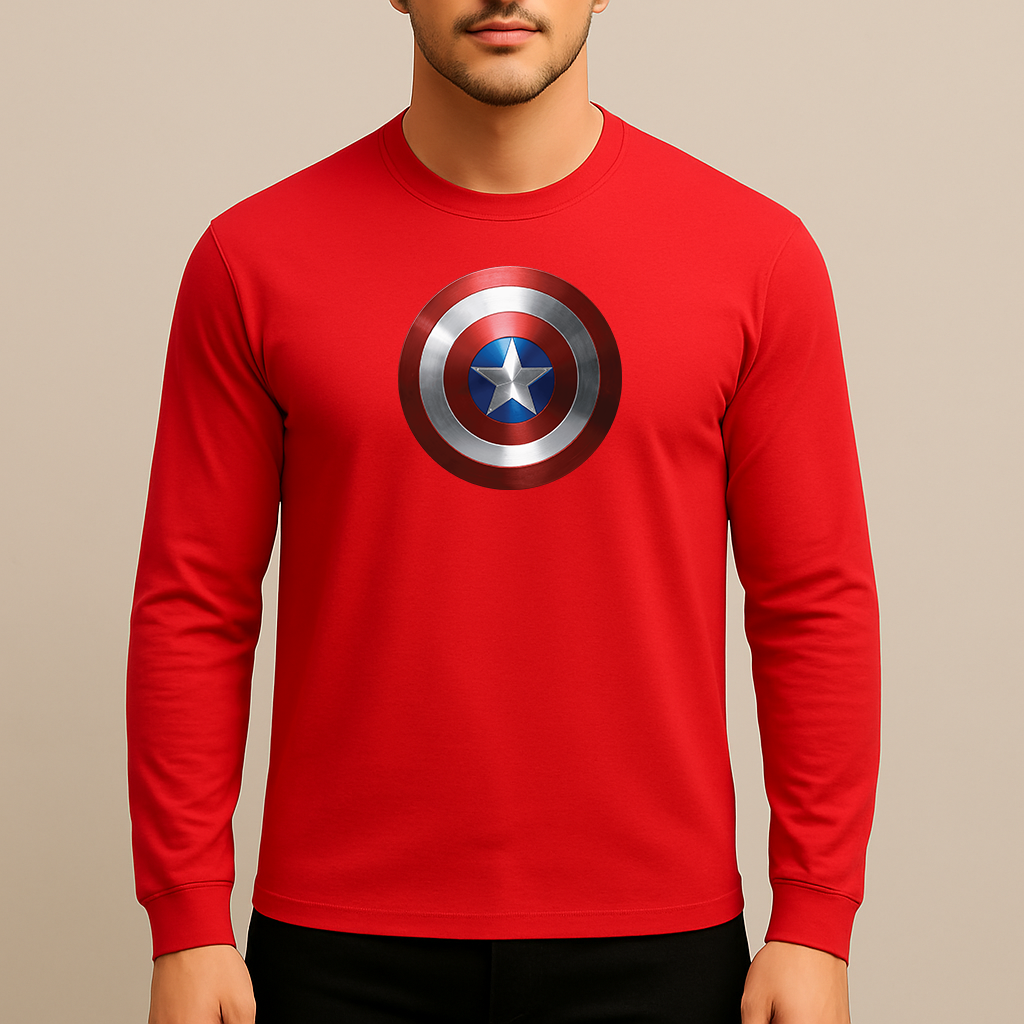 Captain America Long Sleeve T-Shirt