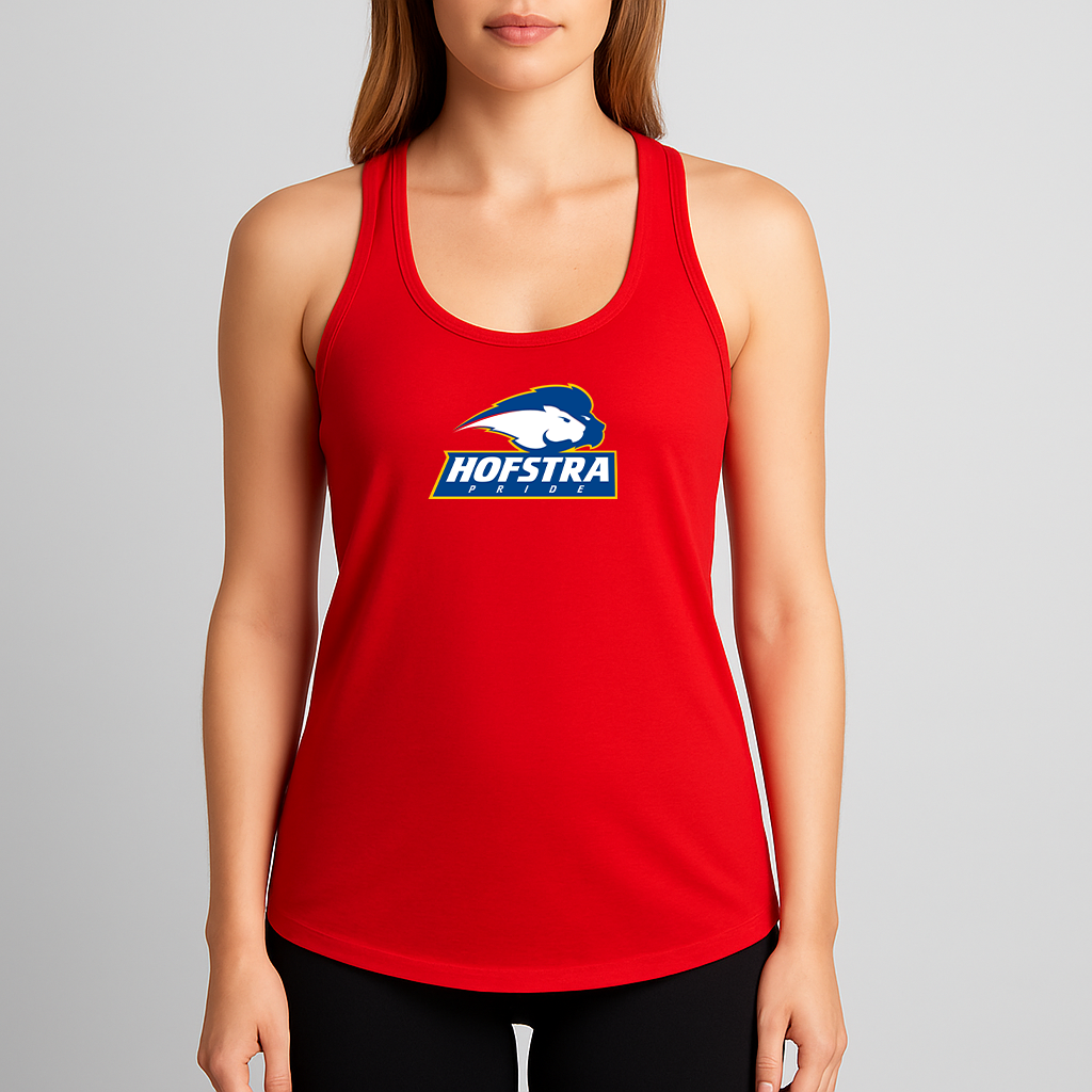 Women's Hofstra Pride Logo Next Level Ideal Racerback Tank