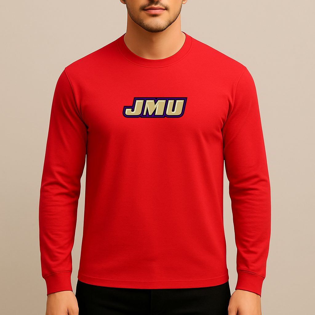 Men's James Madison Dukes Logo Long Sleeve T-Shirt
