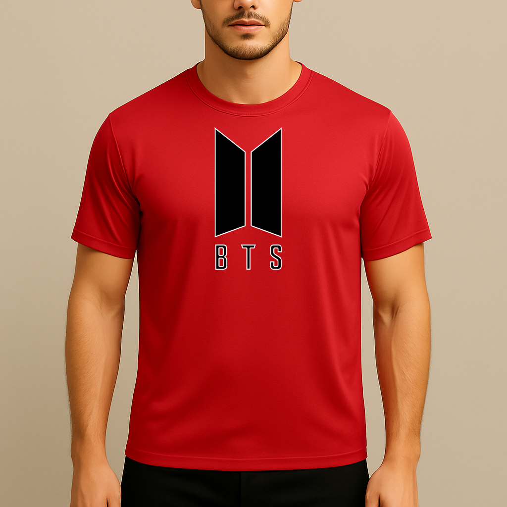 Men's BTS Music Polyester T-Shirt