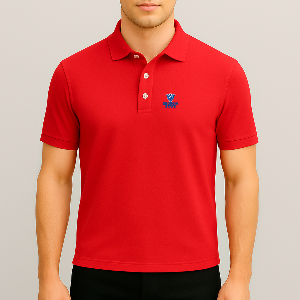 Men's Georgia State Panthers Logo Dry Blend Polo