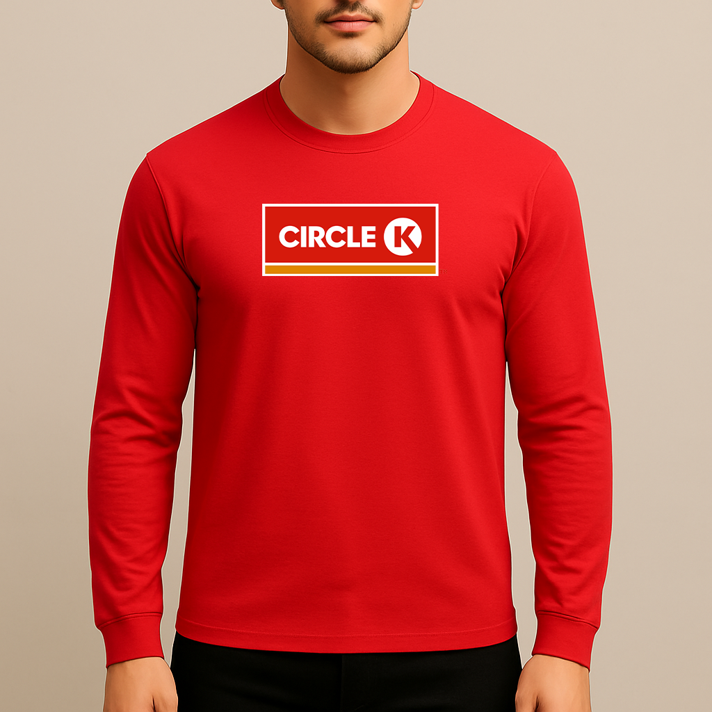 Men's Circle K Gas Station  Long Sleeve T-Shirt