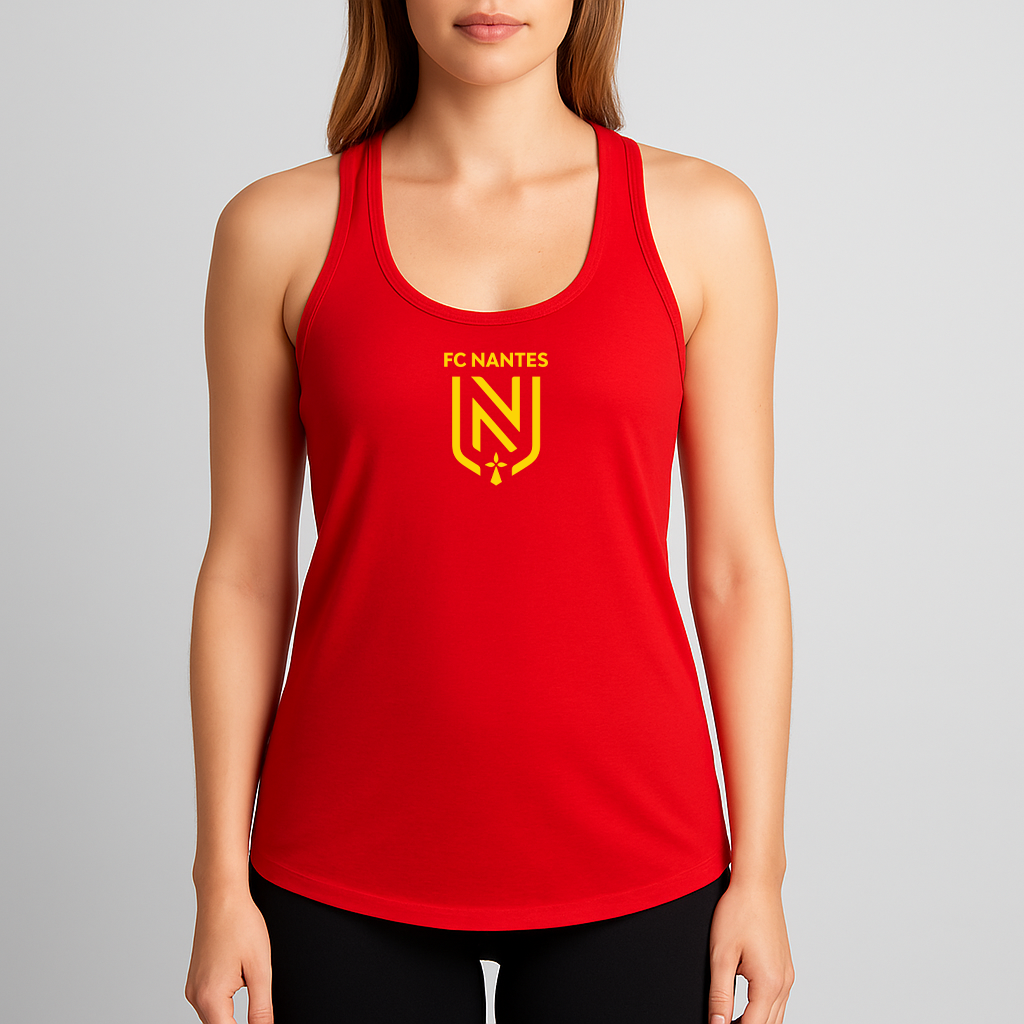 Women's FC Nantes Soccer Logo Next Level Ideal Racerback Tank