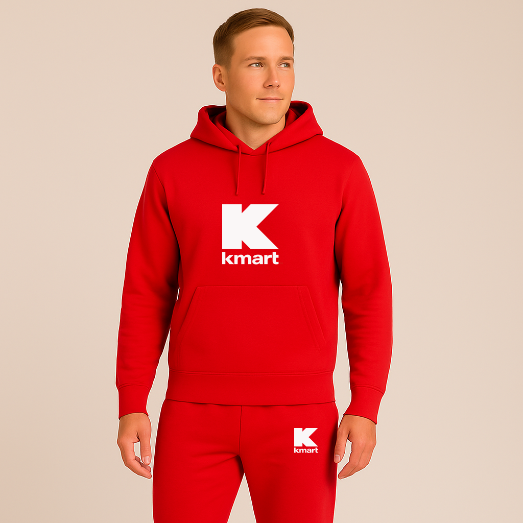 Men's Kmart Logo Hoodie Joggers Set