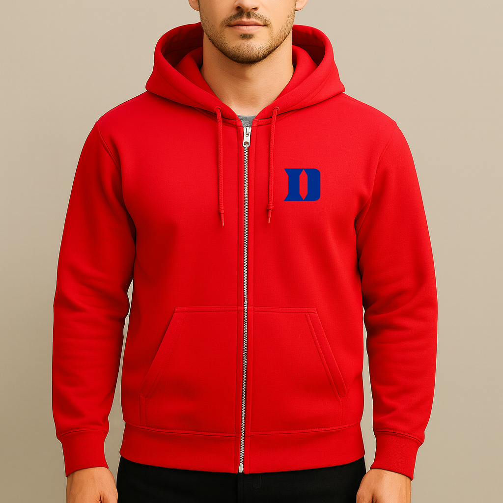 Men's Duke Blue Devils Logo Zipper Hoodie