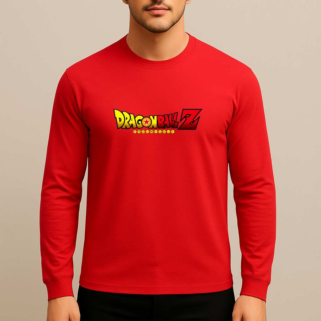Men's Dragon Ball Z Title Long Sleeve T-Shirt