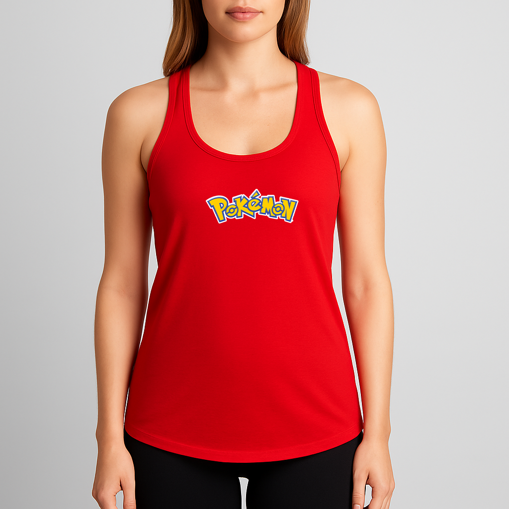 Women's Pokemon Cartoon Racerback Tank Top