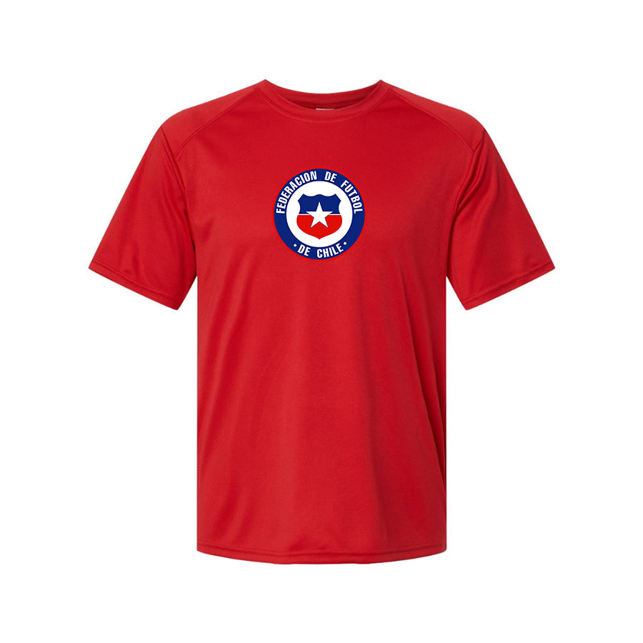 Men's Chile National Soccer Team  Performance T-Shirt