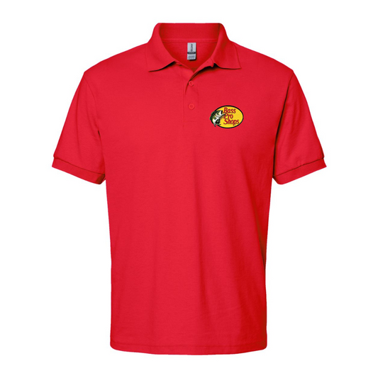 Youth Bass Pro Shops Logo Gildan Dry Blend Jersey Polo