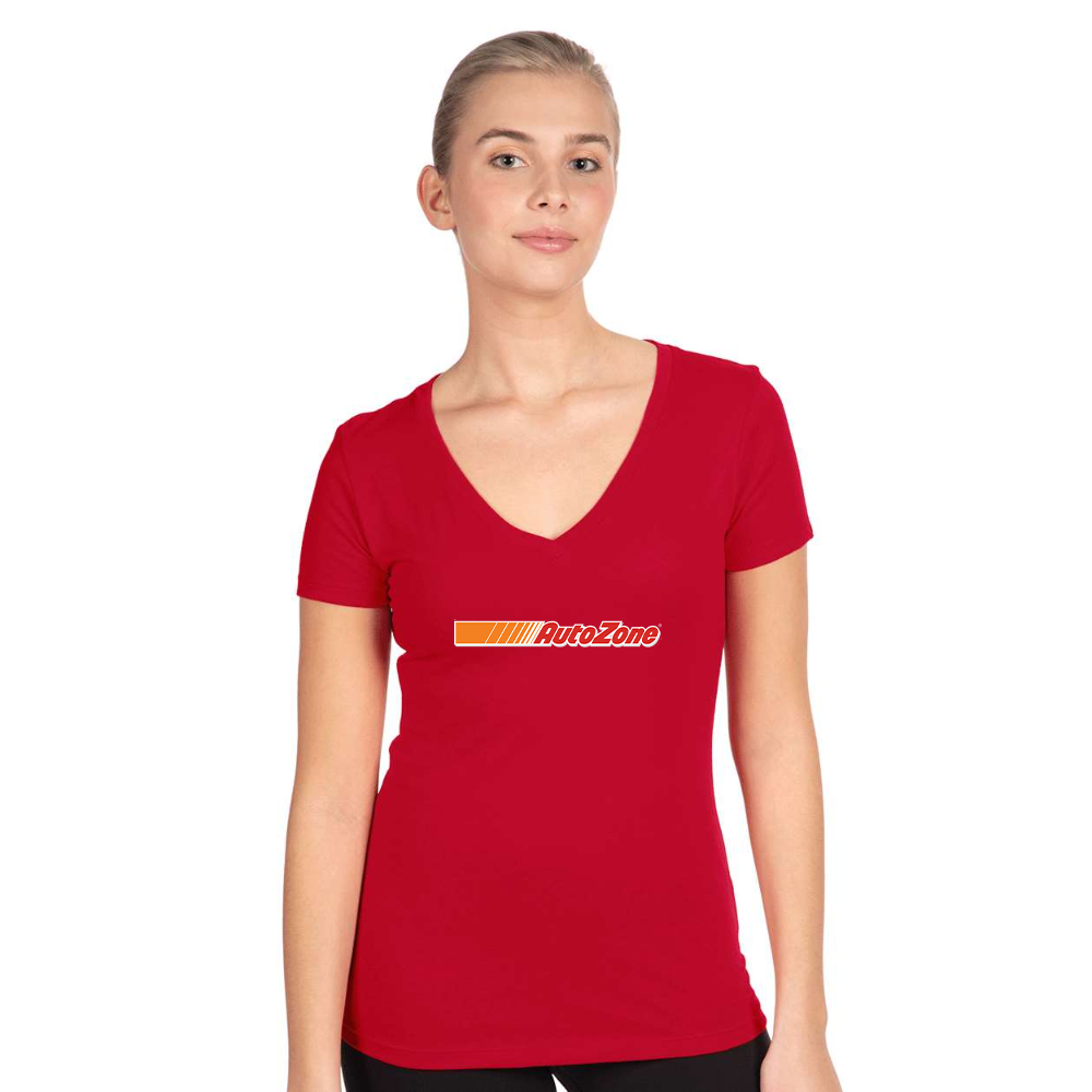 Women's AutoZone Logo Next Level V-Neck T-Shirt