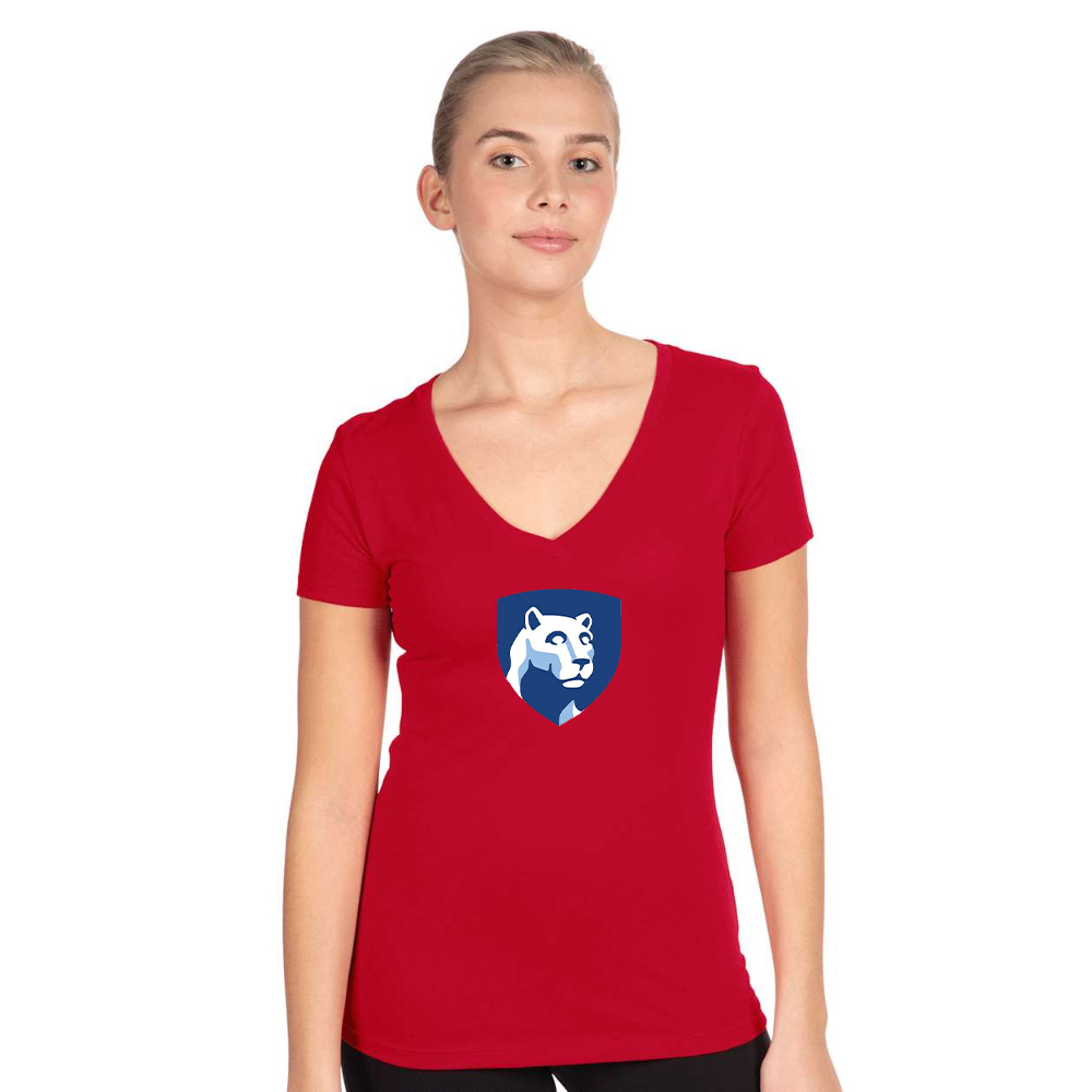 Women's Penn State Symbol  Next Level V-Neck T-Shir