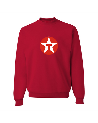 Men's Texaco Logo  JERZEES NuBlend Crewneck Sweatshirt