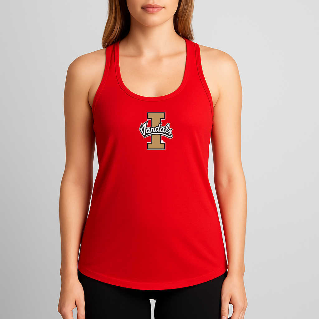 Women's Idaho Vandals Logo Next Level Ideal Racerback Tank