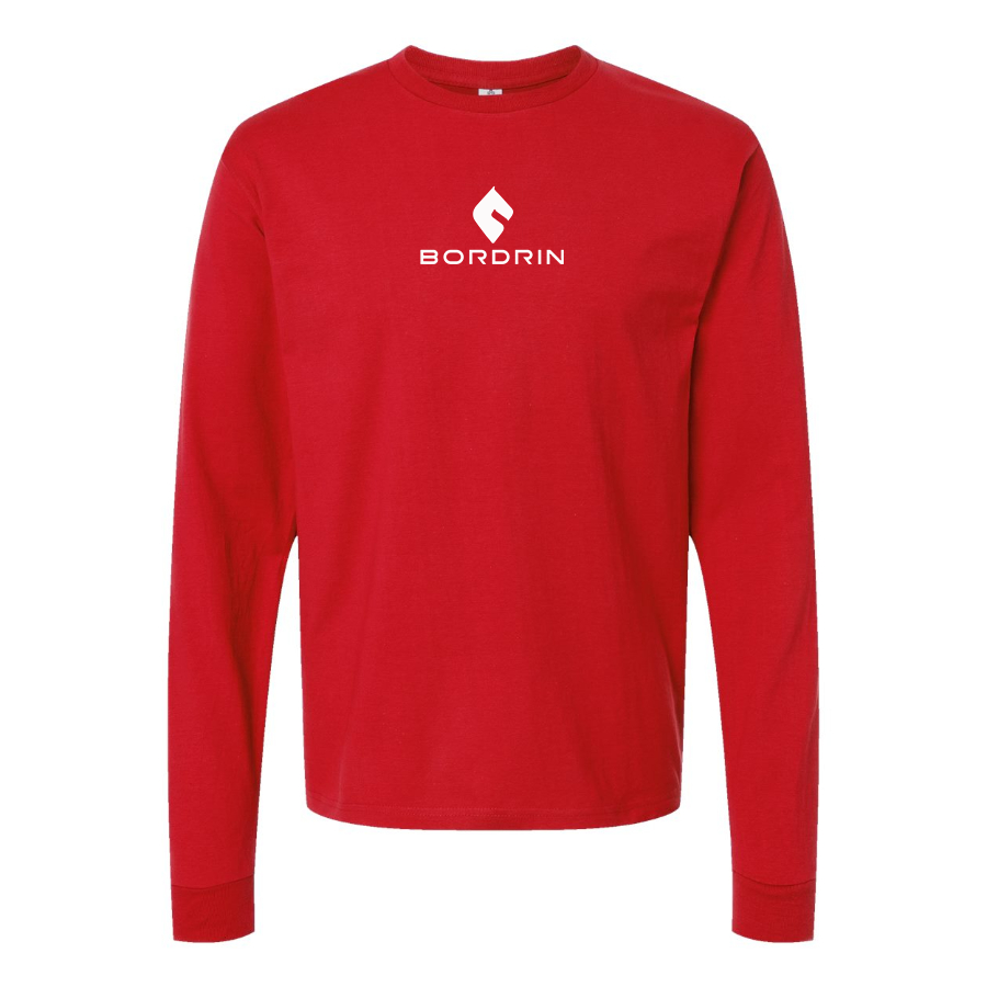 Youth Bordrin Logo Cotton Long Sleeve T-Shirt