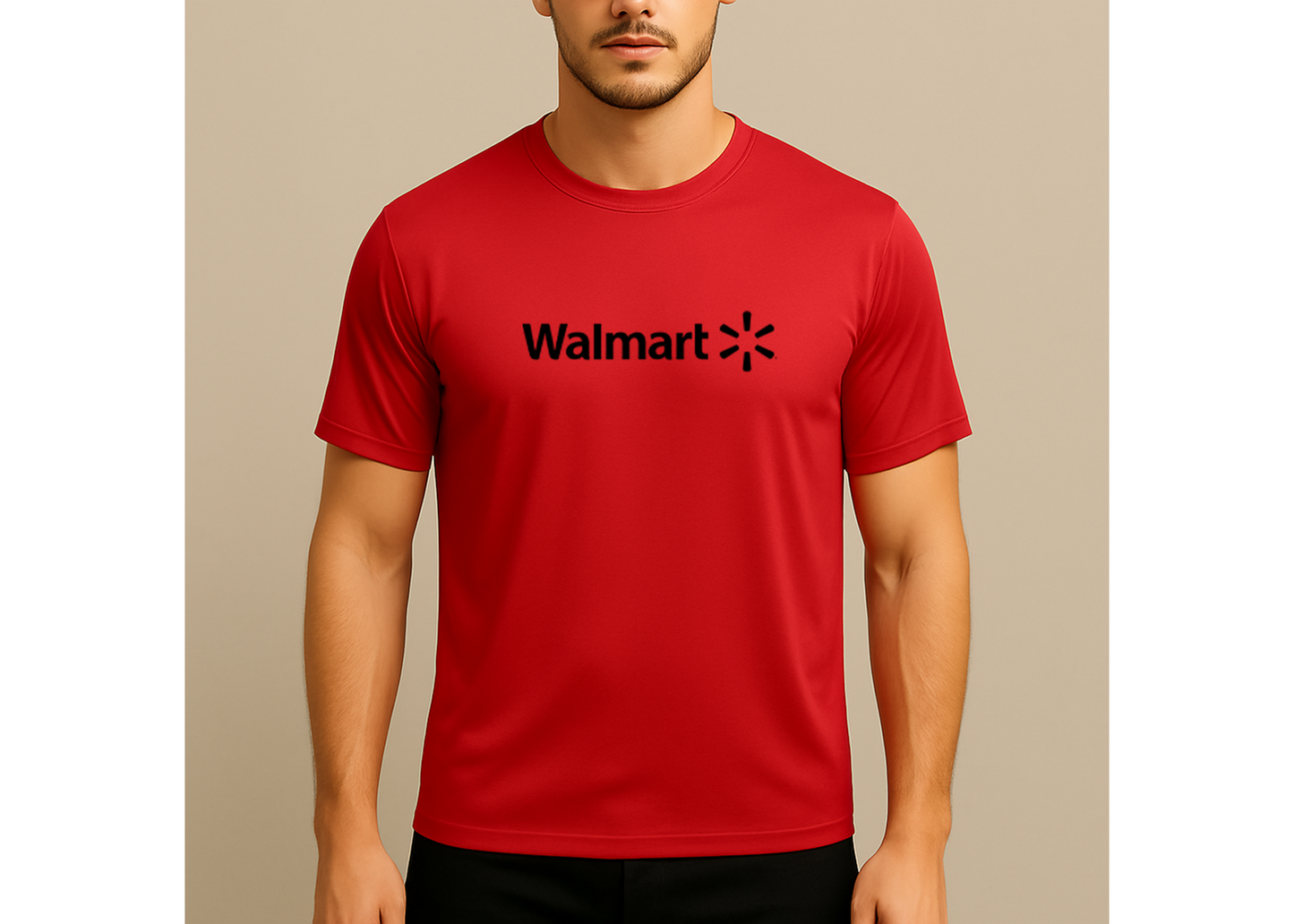 Men's Walmart Logo Polyester T-Shirt