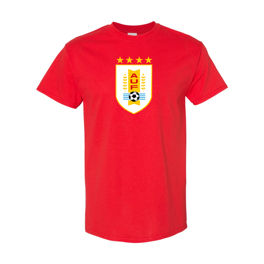 Men's Uruguay National Soccer Team Cotton T-Shirt