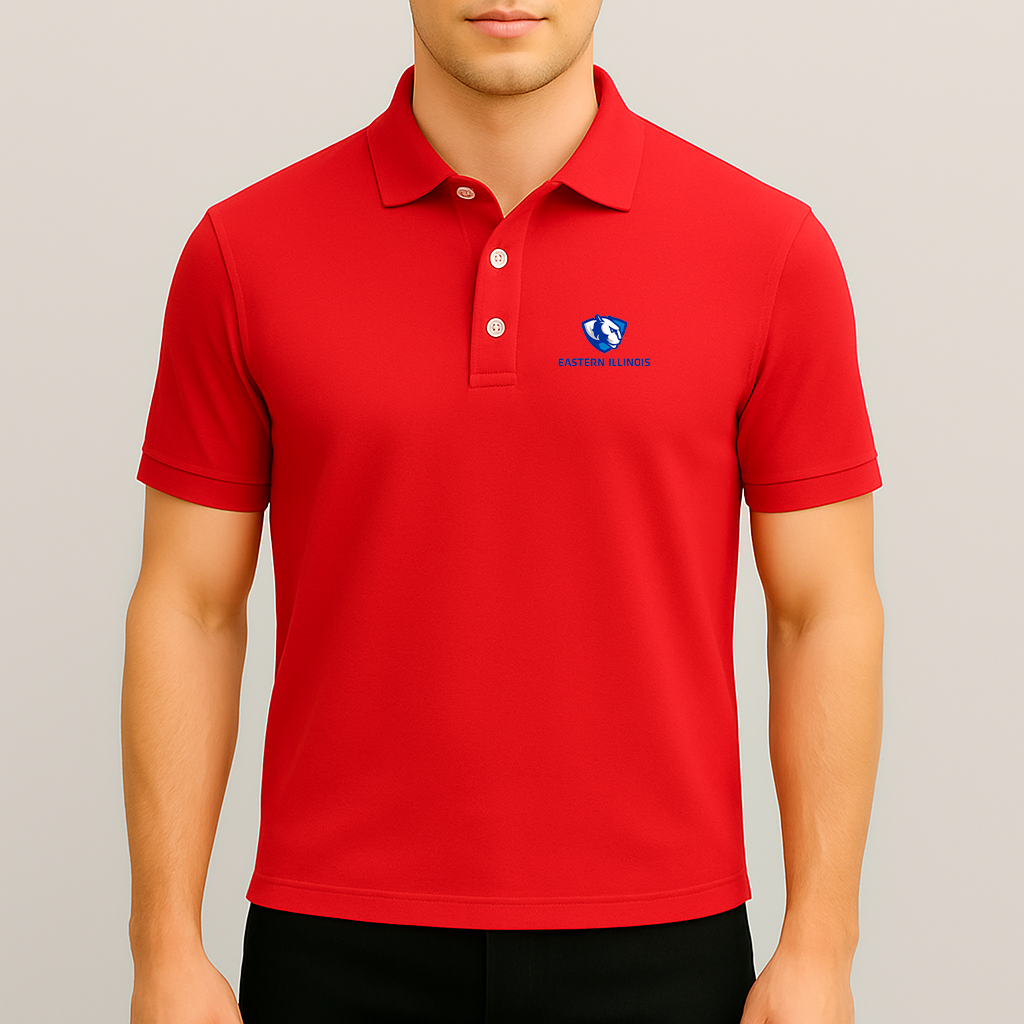 Men's Eastern Illinois Panthers Logo Dry Blend Polo