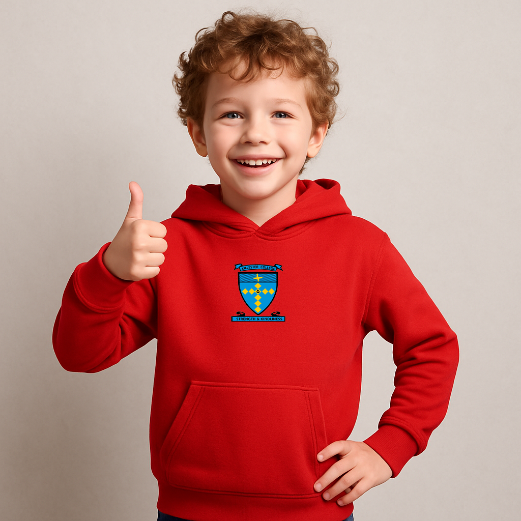 Youth Killester College Logo Pullover Hoodie