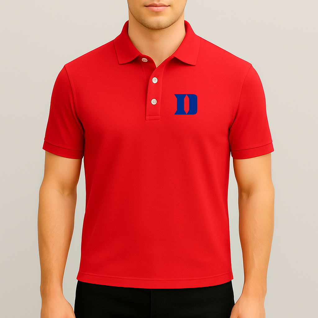 Men's Duke Blue Devils Logo Dry Blend Polo