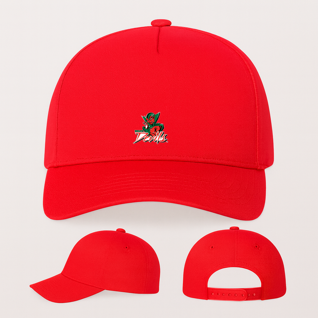 George MVSU Delta Devils Logo Five Panel Twill Snapback Cap