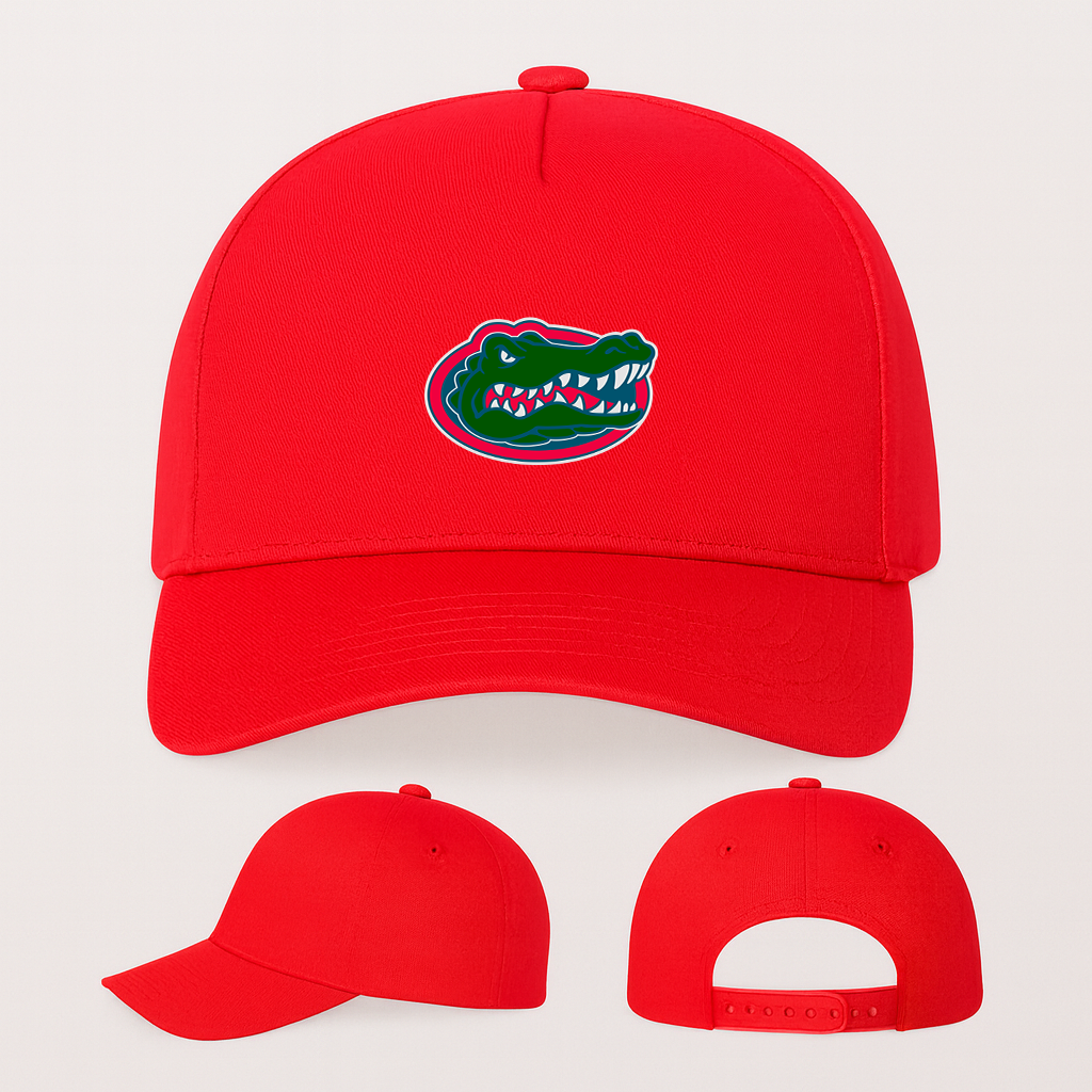 Florida Gators Logo Five Panel Twill Snapback Cap