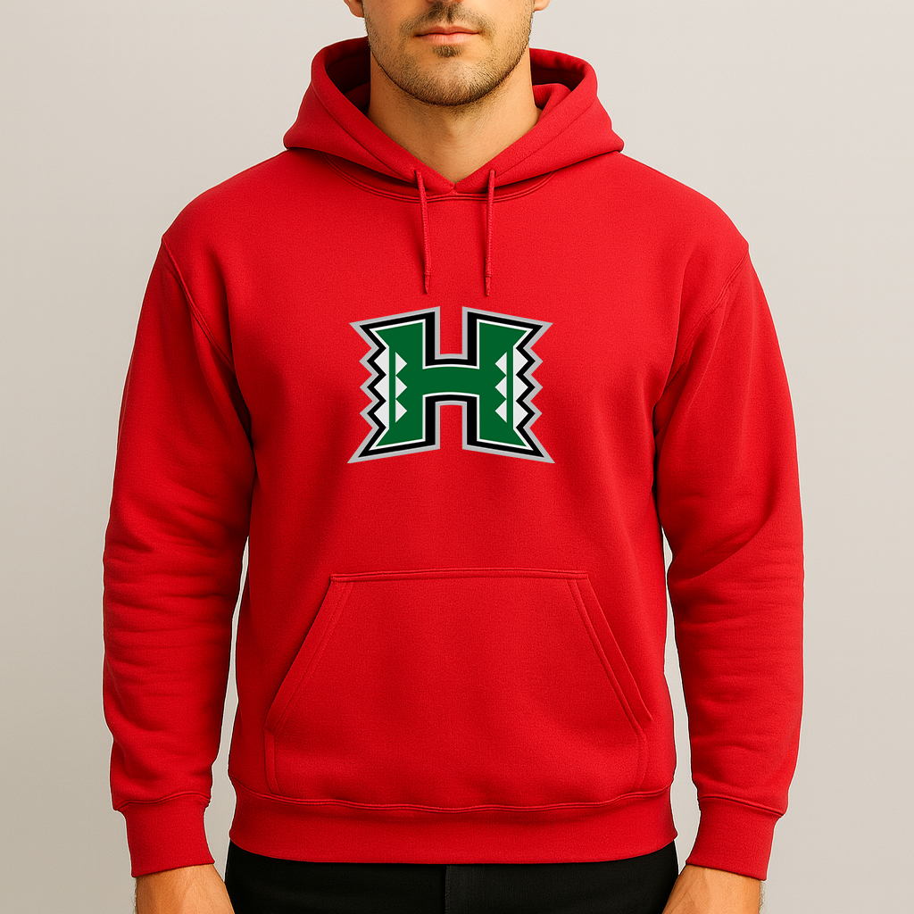 Men's Hawaii Warriors Logo Pullover Hoodie