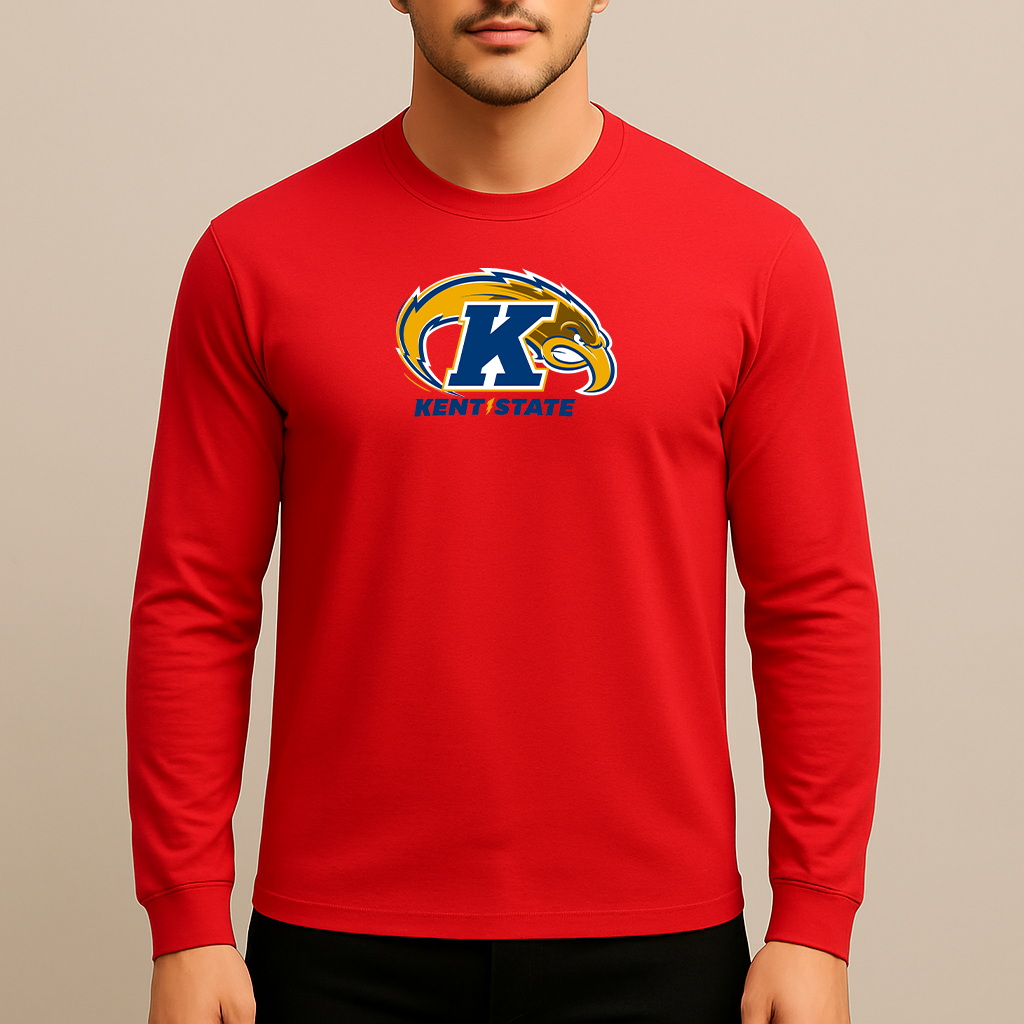 Men's Kent State Golden Flashes Logo Long Sleeve T-Shirt