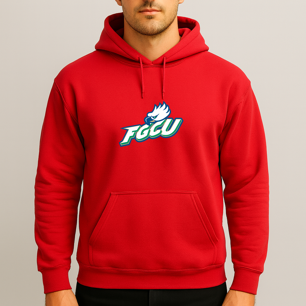Men's Florida Gulf Coast Eagles Logo Pullover Hoodie