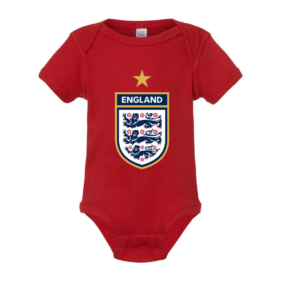 England National Soccer Team Baby Romper Onesie