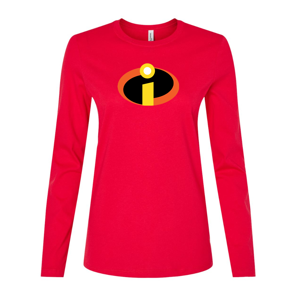 Women's The Incredibles Cartoon Long Sleeve T-Shirt