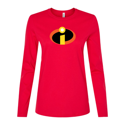 Women's The Incredibles Cartoon Long Sleeve T-Shirt