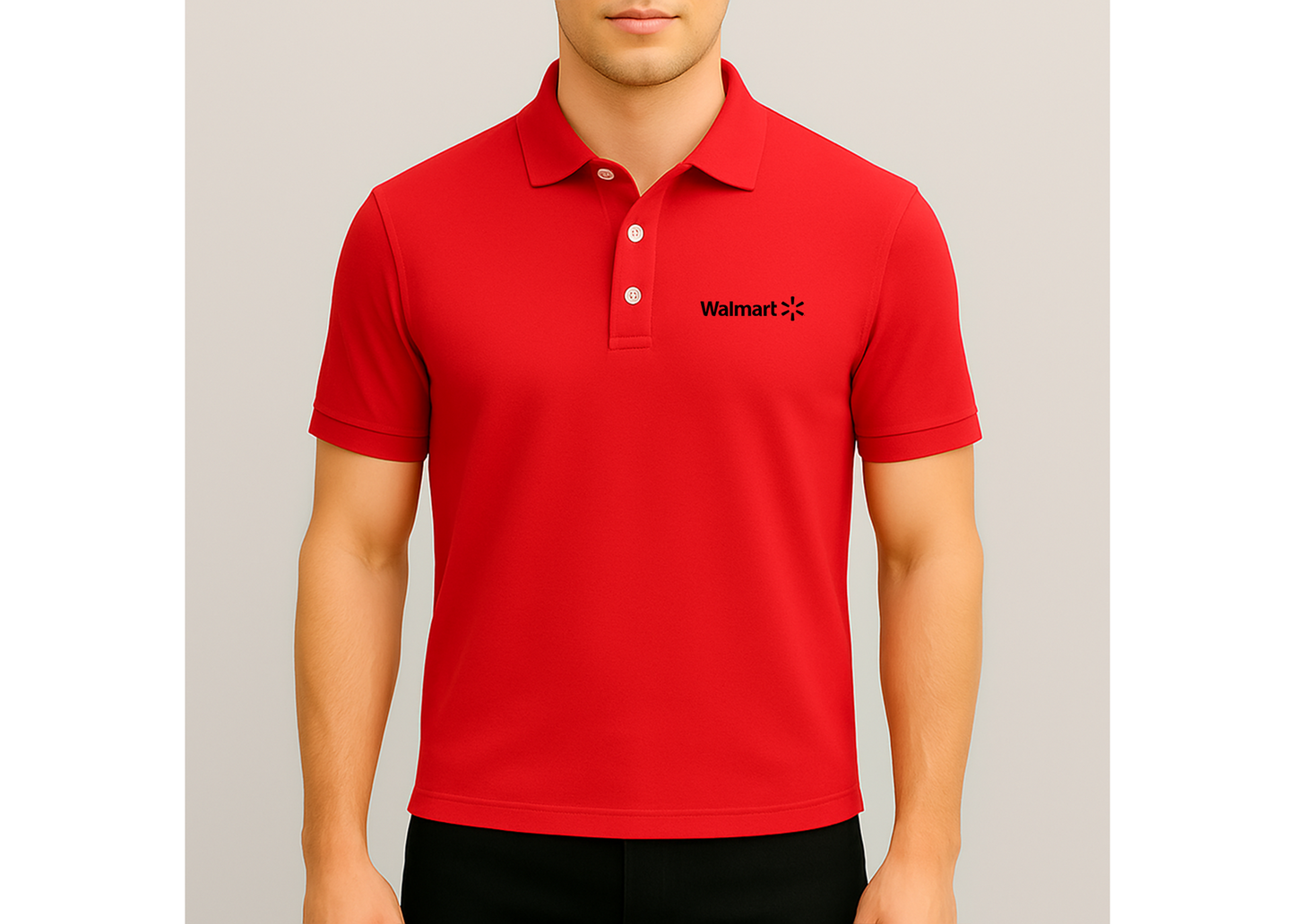 Men's Walmart Logo Dry Blend Polo