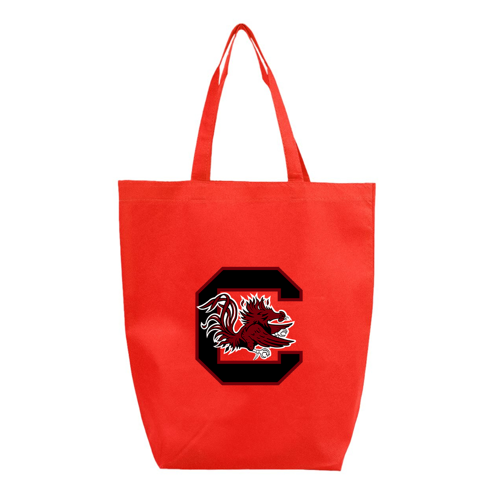 South Carolina Gamecocks Logo Q-Tees Non-Woven Gusset Bottom Tote