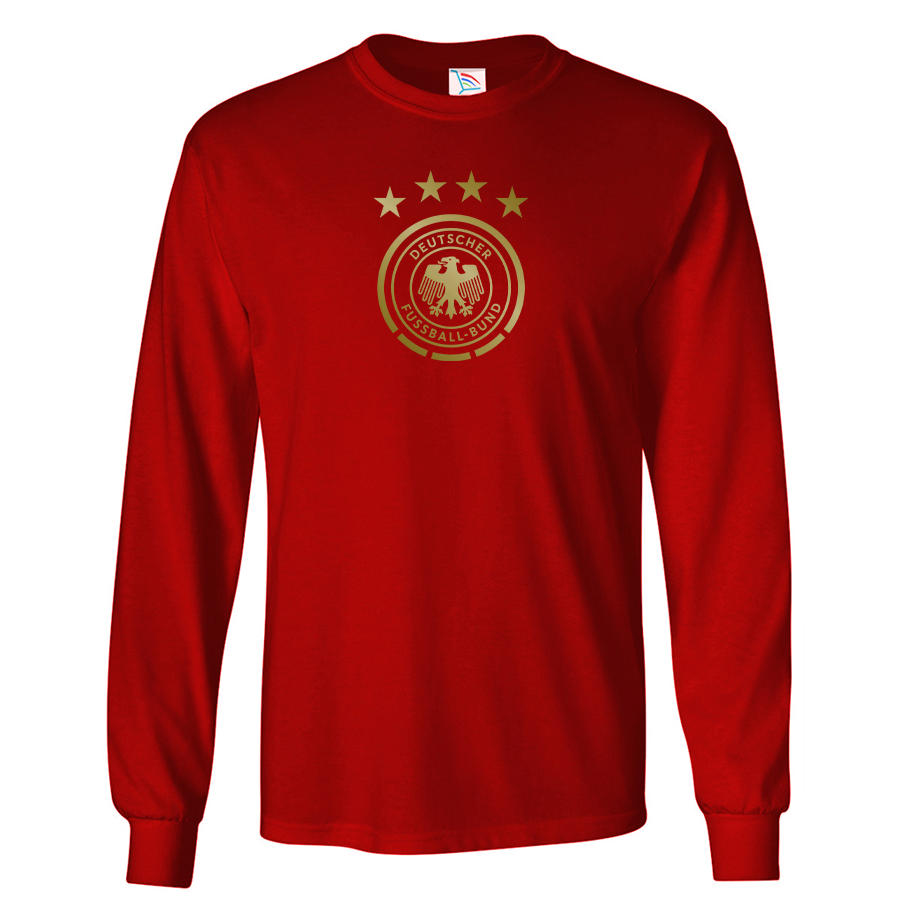 Men's Germany Soccer Long Sleeve T-Shirt