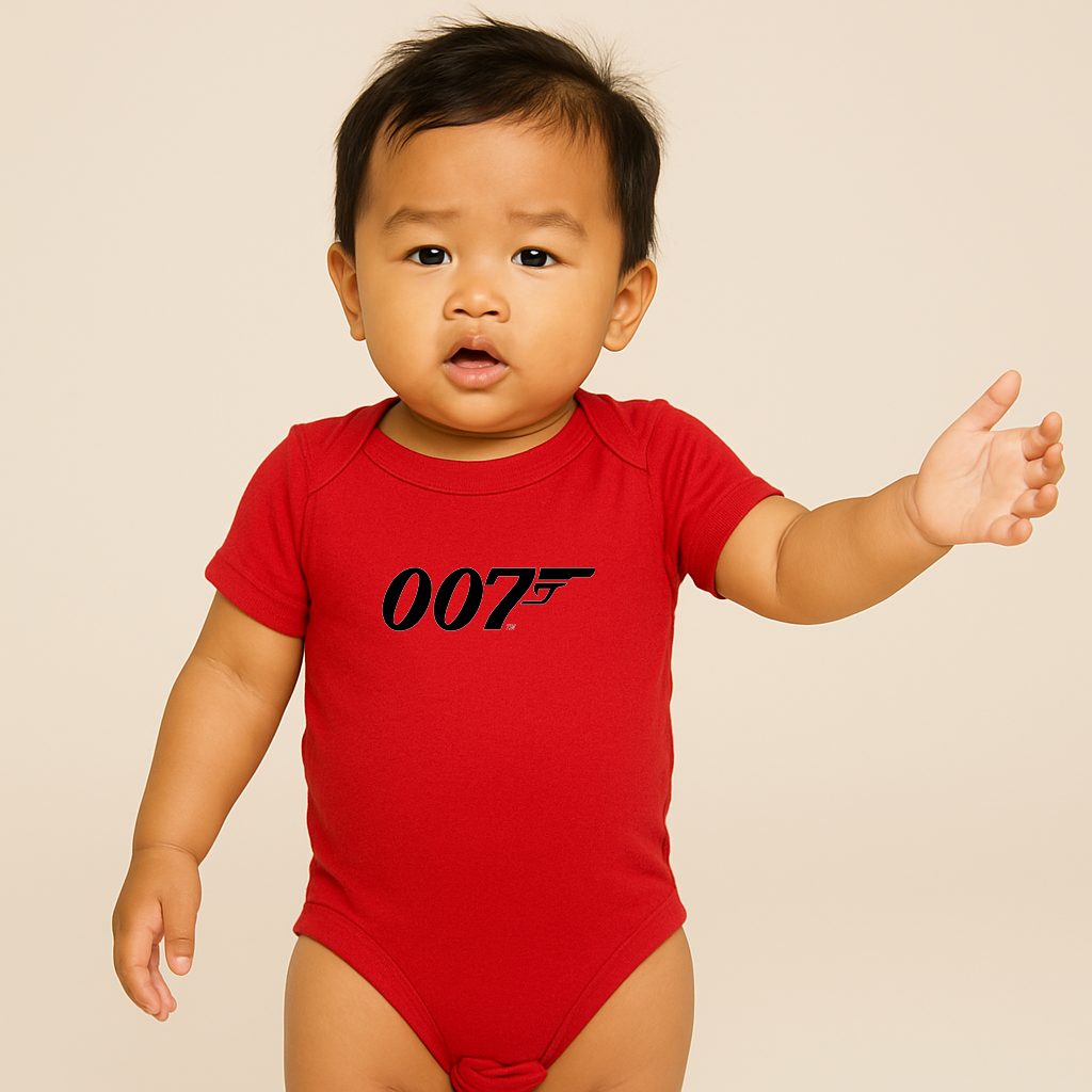 007 James Bond Movie Baby Romper Onesie