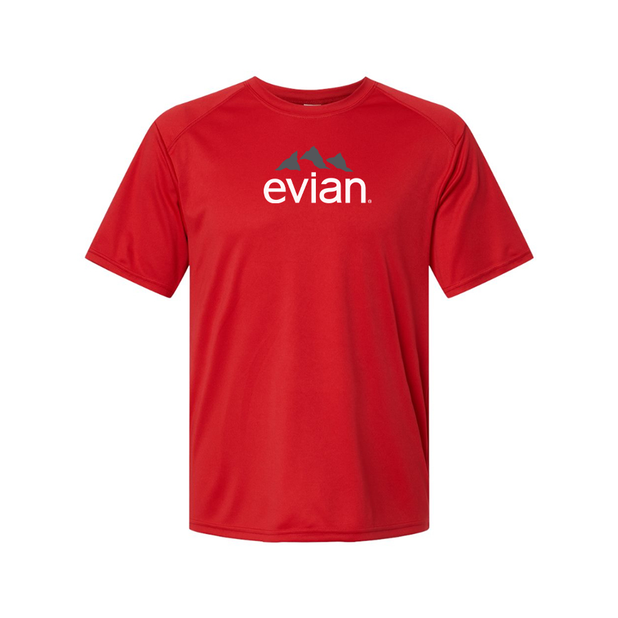 Men's Evian Logo Polyester T-Shirt