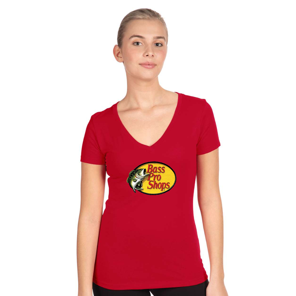 Women's Bass Pro Shops Logo Next Level V-Neck T-Shirt