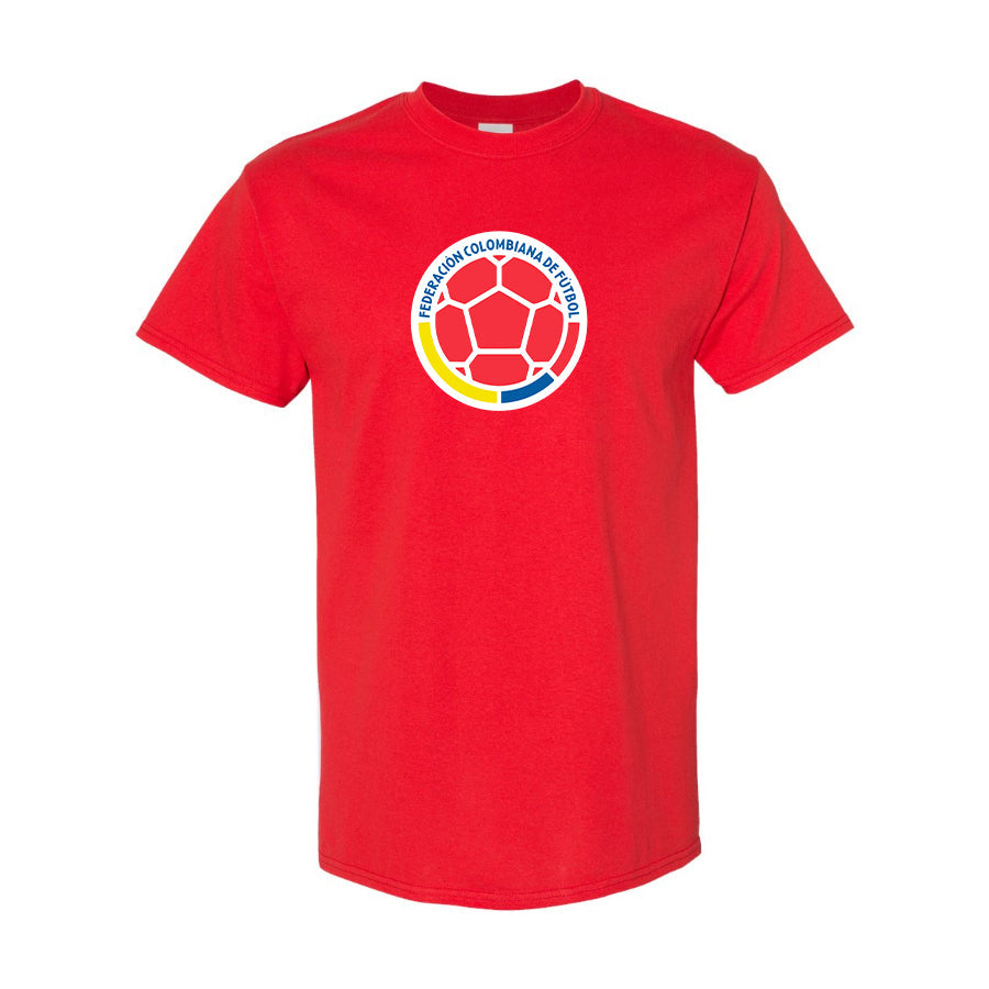 Men's Colombia National Soccer Team Cotton T-Shirt