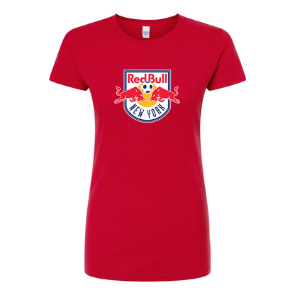 Women's New York Red Bulls FC Round Neck T-Shirt
