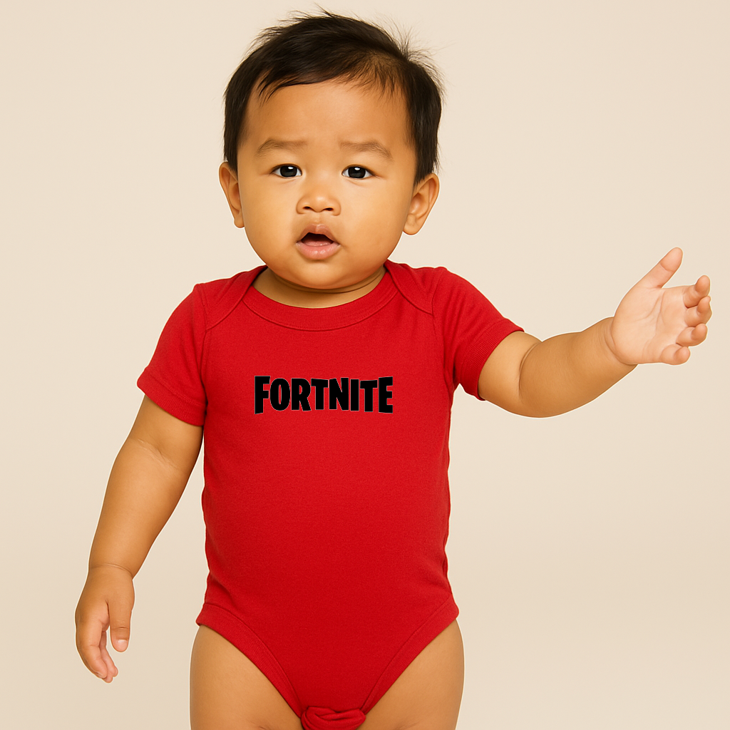 Fortnite Battle Royale Game Baby Romper Onesie