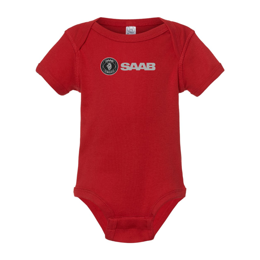 Saab Logo Baby Romper Onesie