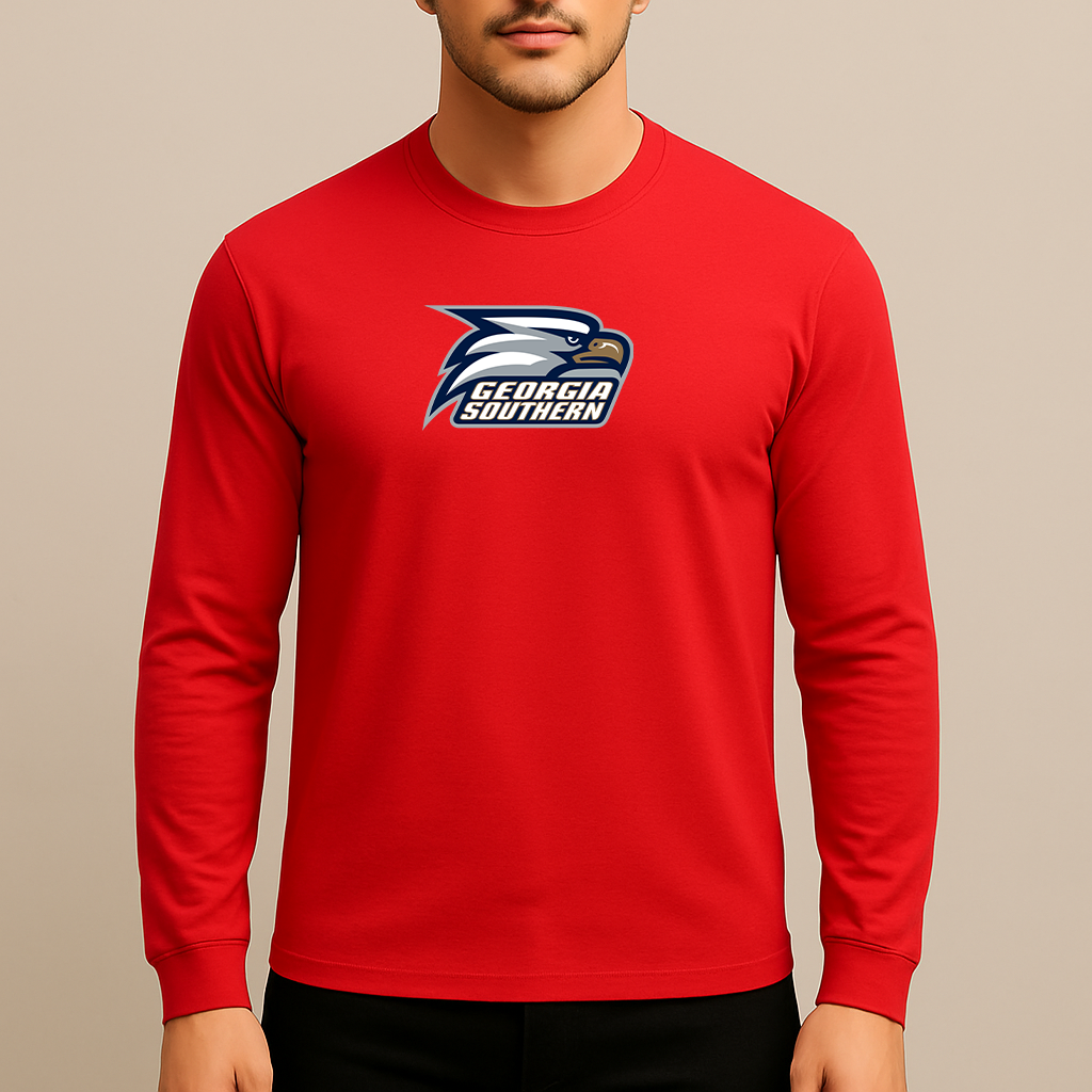Men's Georgia Southern Eagles Logo Long Sleeve T-Shirt